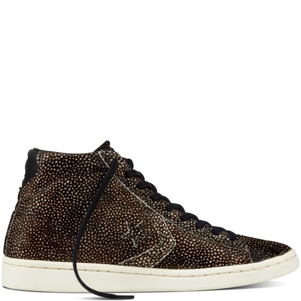 NIB Converse Pro Leather LP Mid Pony Hair Dyed Cal